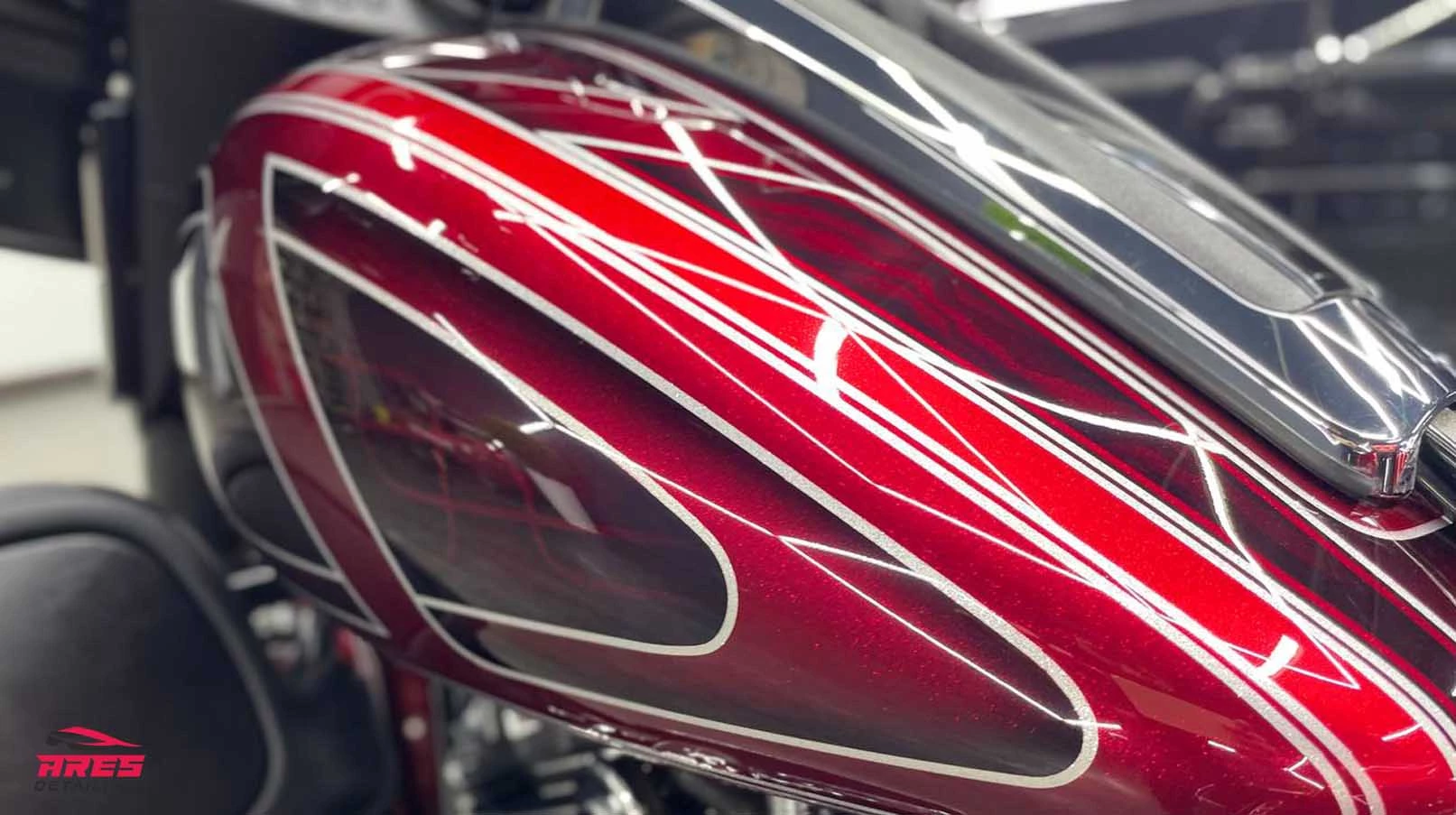 Полировка и покрытие керамикой мотоцикла Harley Davidson Tri Glide - изобр. 8